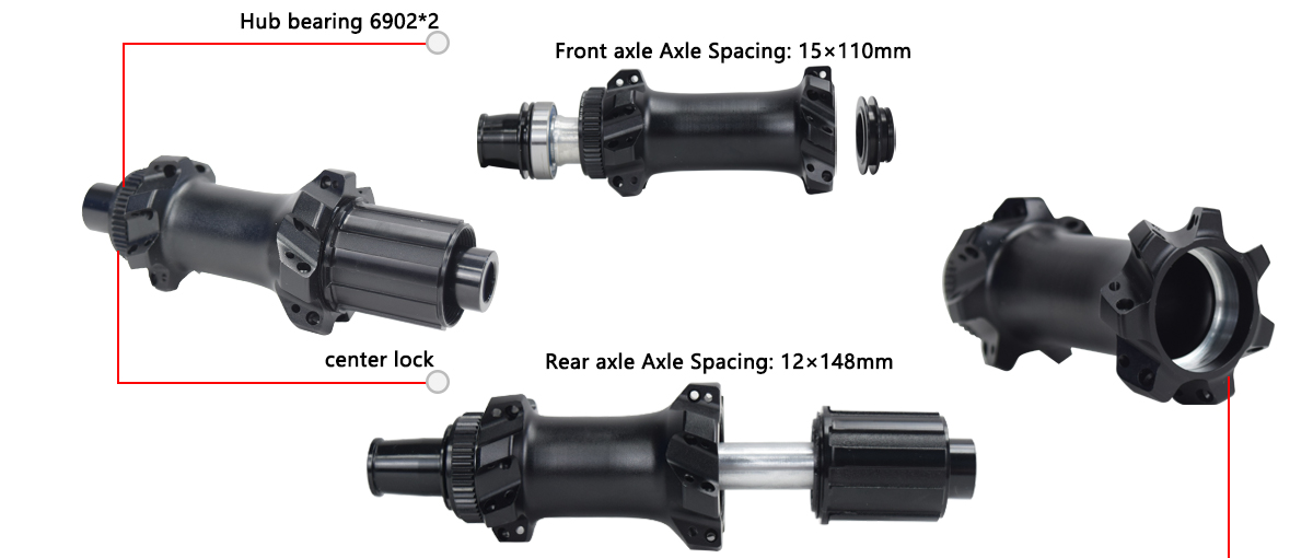 SA-MD02 Center Lock Hub for MTB Durable Build
