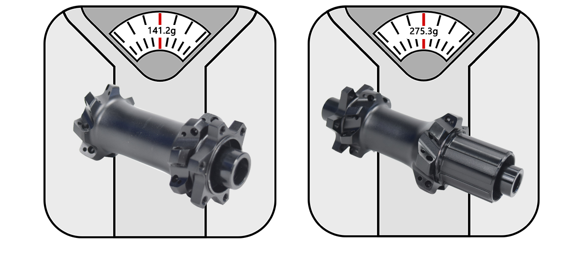 MTB hub 6 bolts boost front 15*110mm rear 12*148mm
