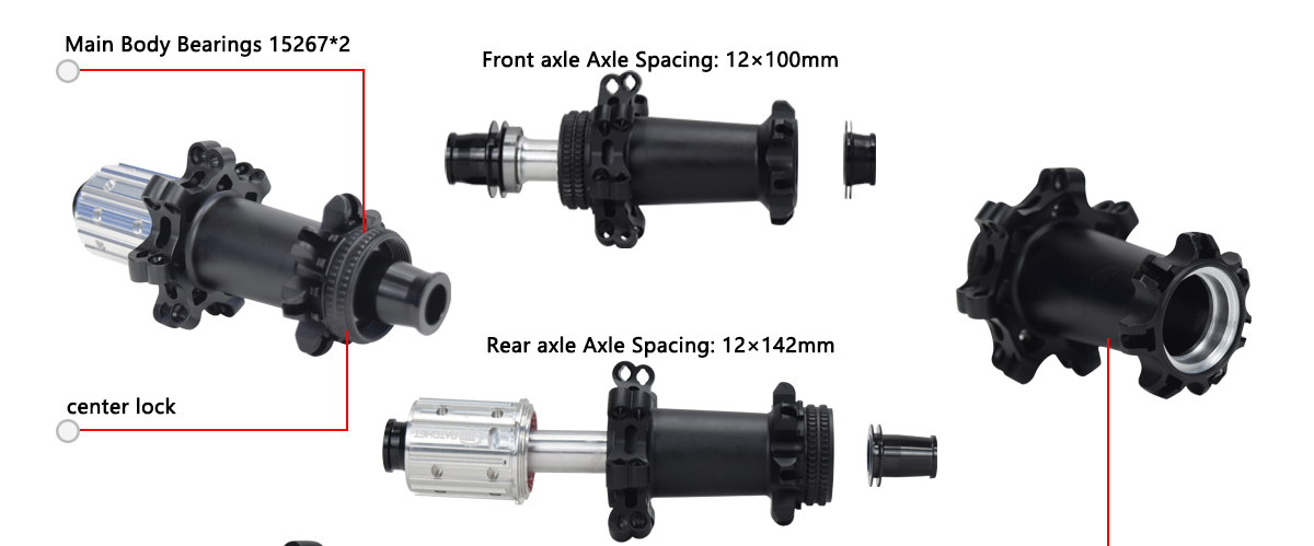 Sturdy Long-Lasting 36T Hub