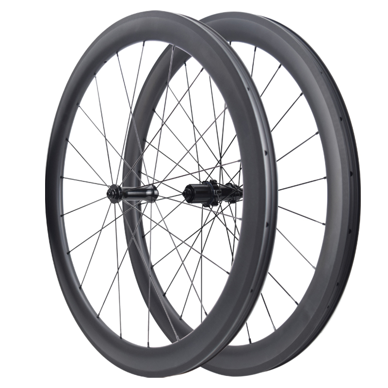 Lightweight carbon rim brake wheels