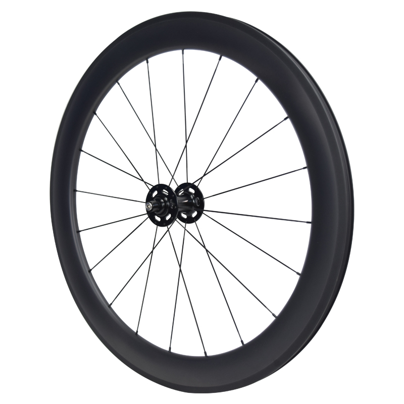 700C carbon  track bike wheels
