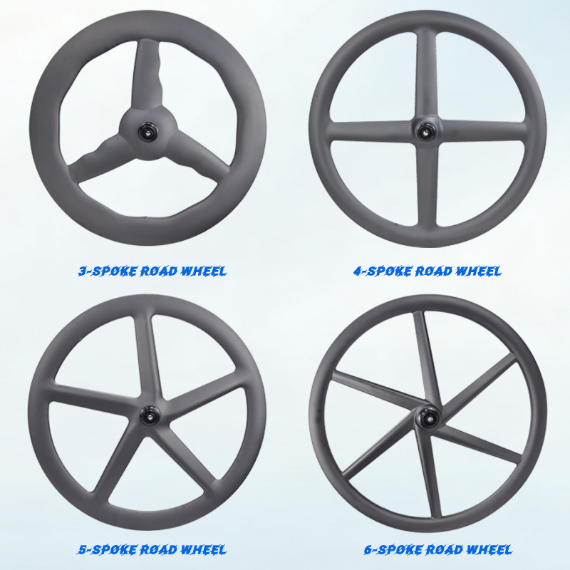 Ruedas de carbono de 3/4/5/6 radios: ¿cuál es mejor?