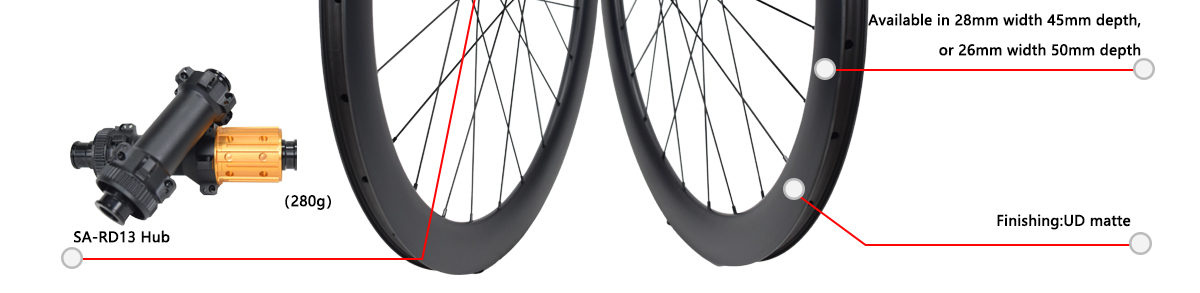 26mm 28mm width carbon road rims wheelset 26mm 28mm width carbon road rims wheelset